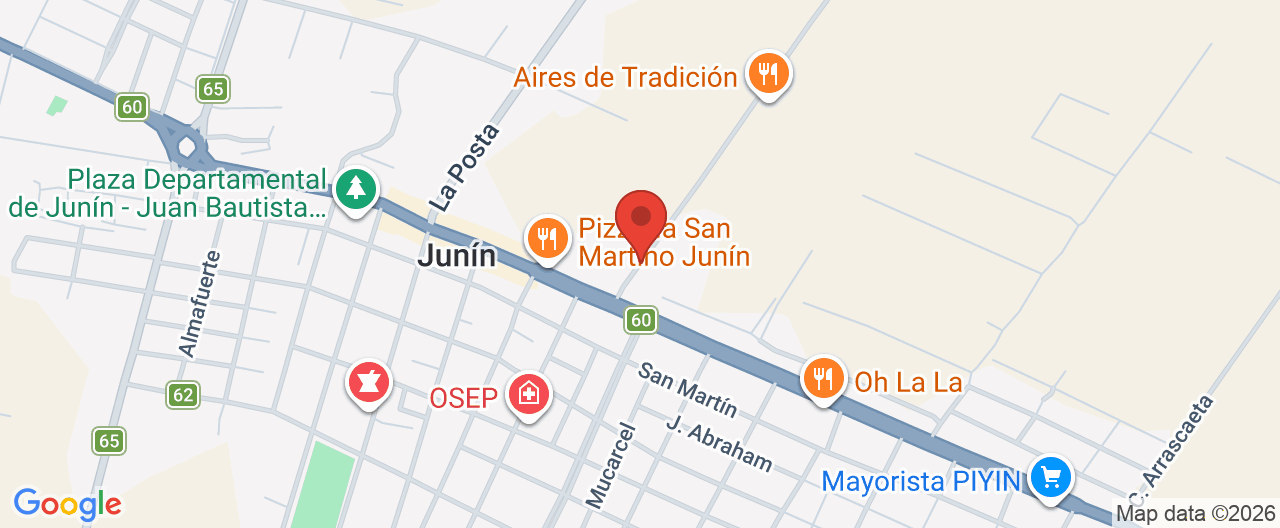 Mapa de la ubicación