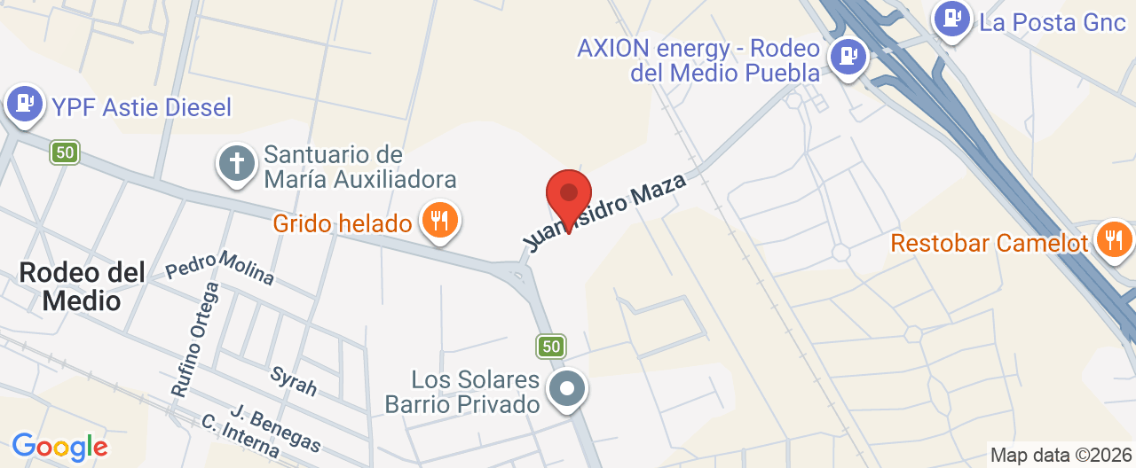 Mapa de la ubicación