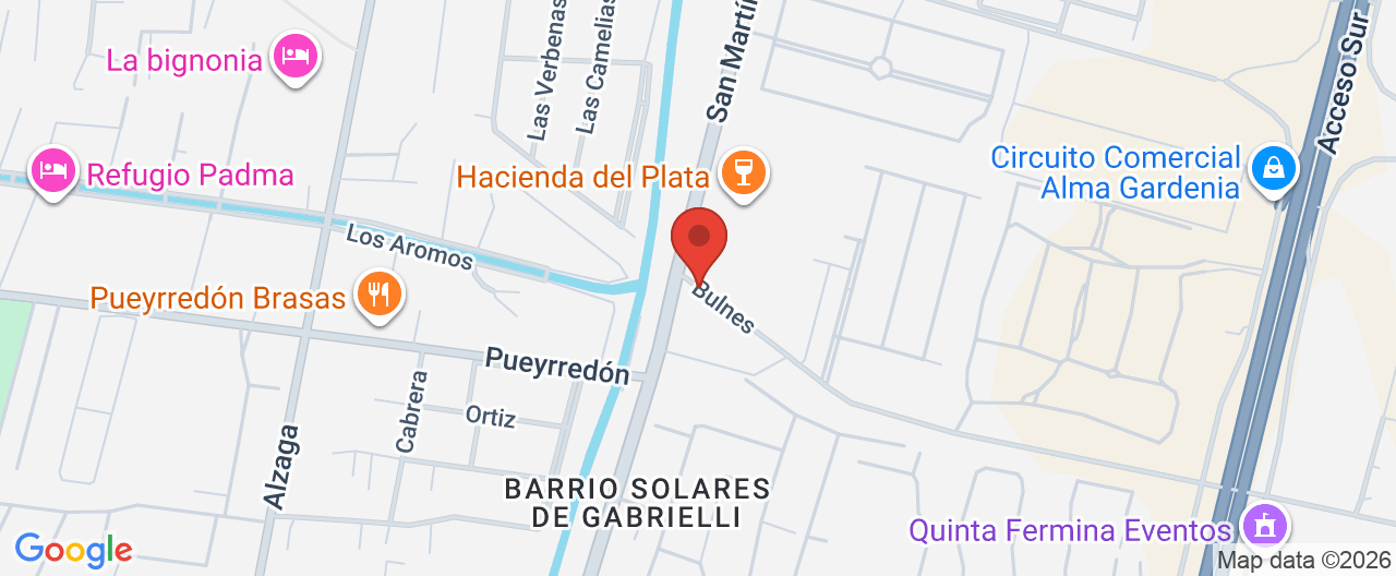 Mapa de la ubicación
