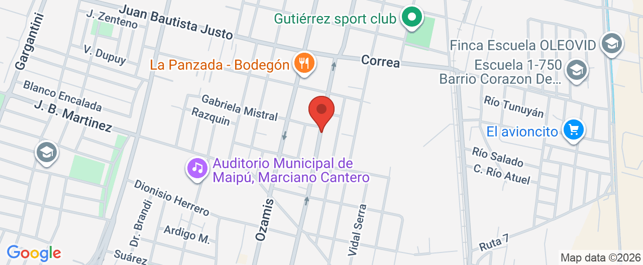 Mapa de la ubicación