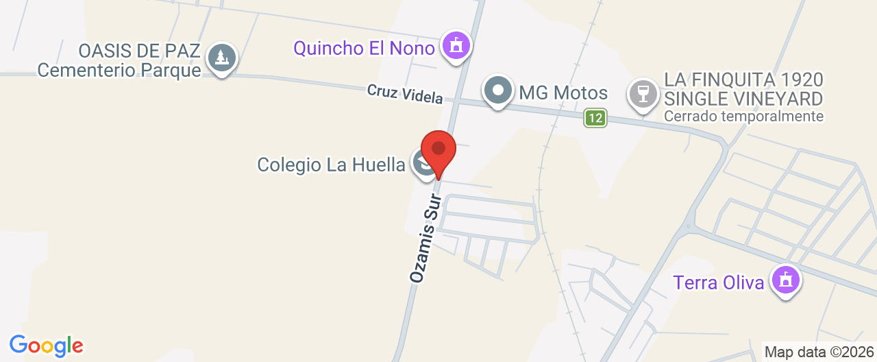 Mapa de la ubicación