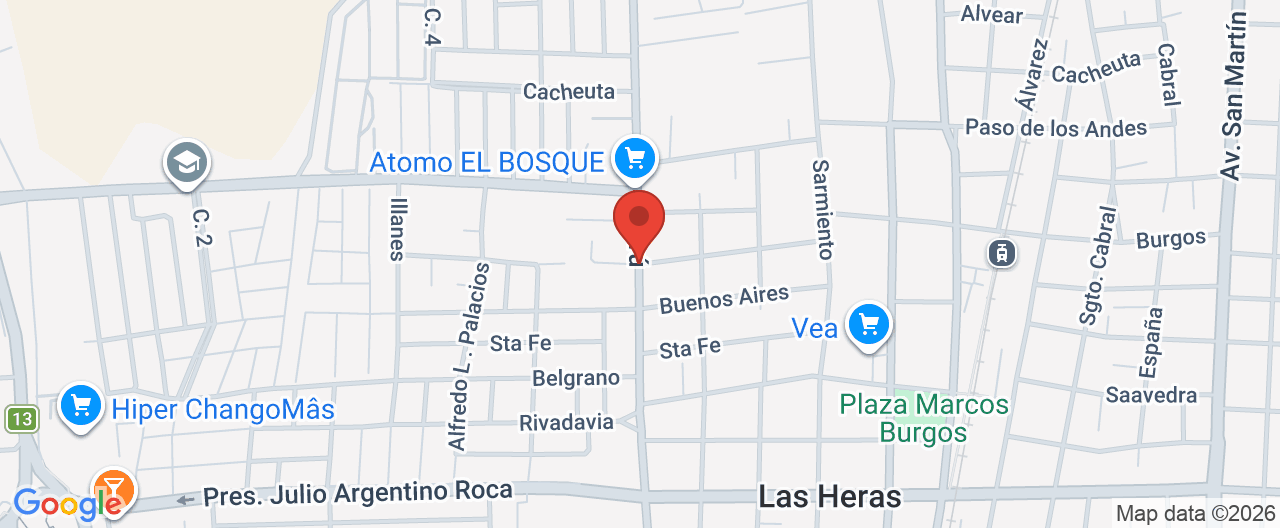 Mapa de la ubicación