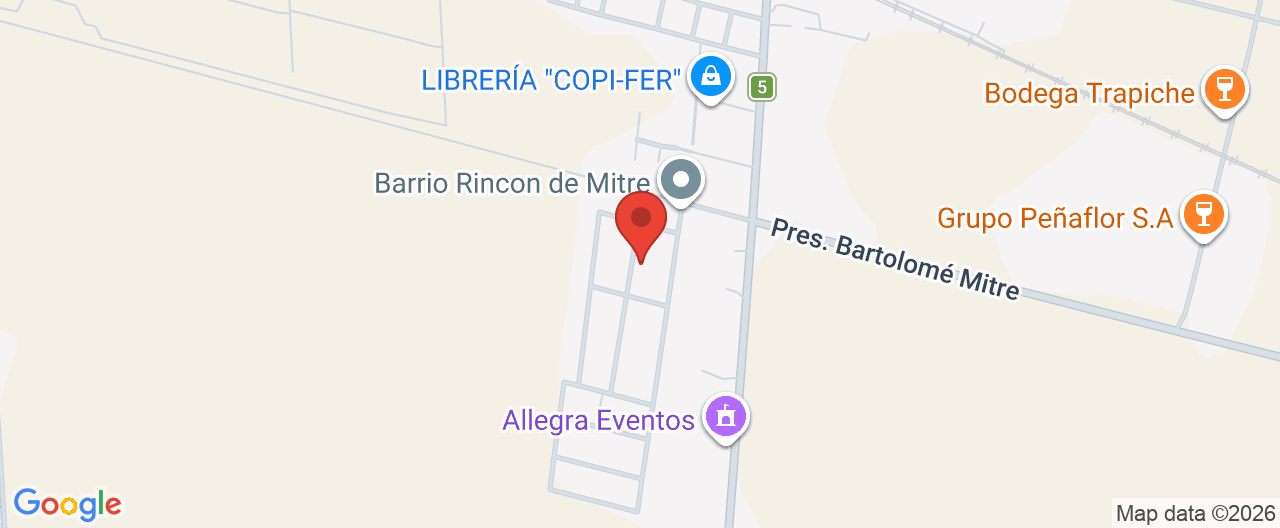 Mapa de la ubicación