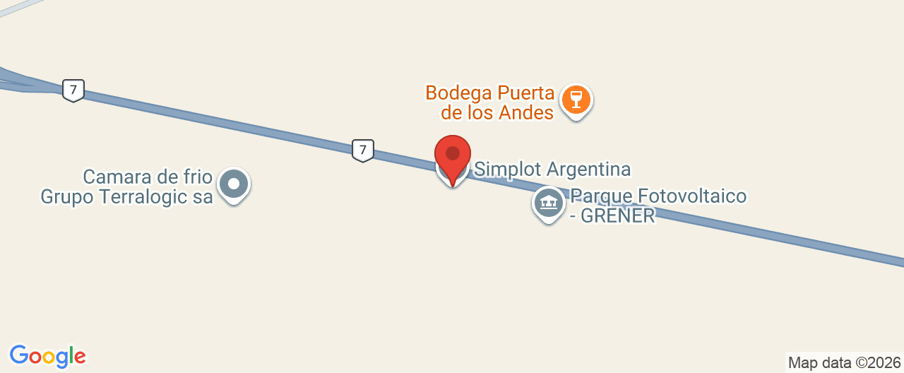 Mapa de la ubicación