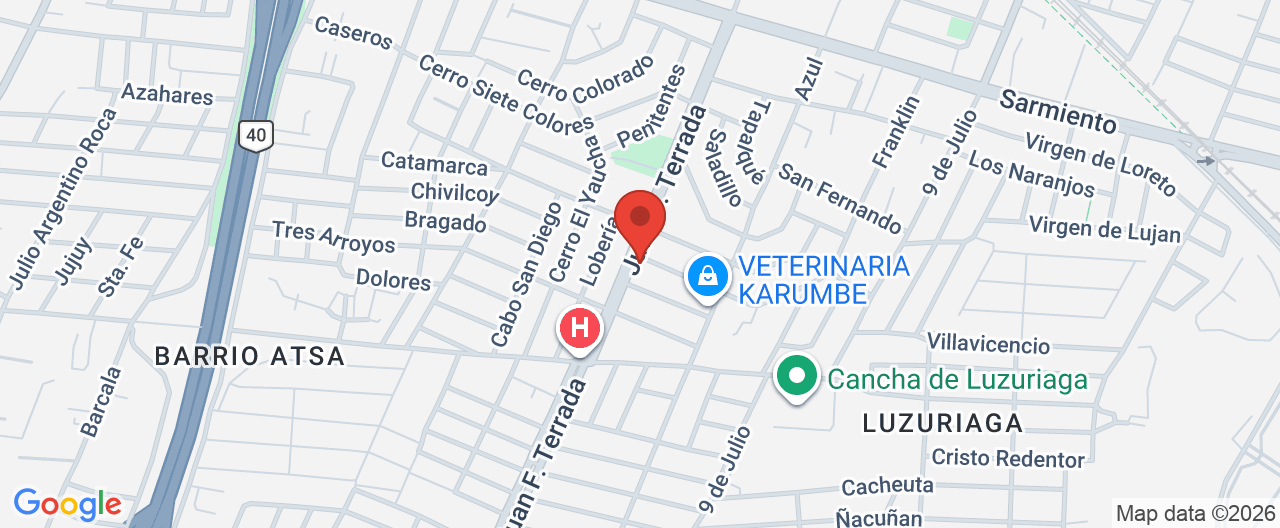 Mapa de la ubicación