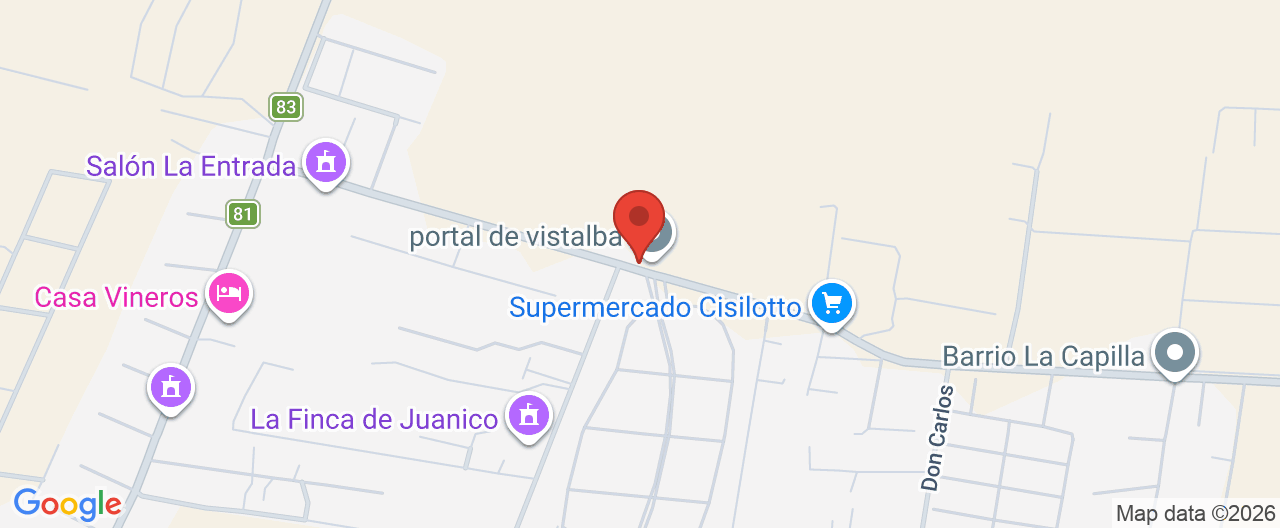 Mapa de la ubicación