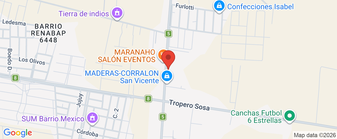 Mapa de la ubicación