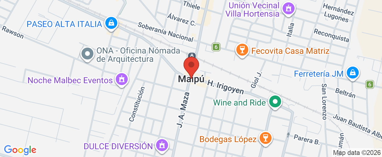 Mapa de la ubicación