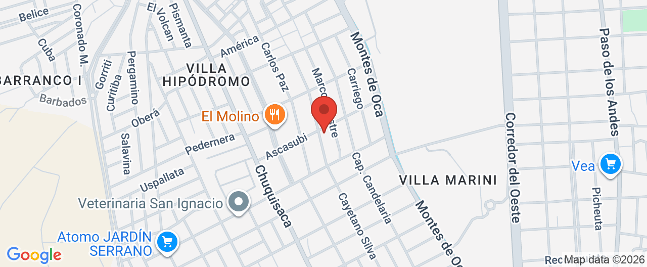 Mapa de la ubicación
