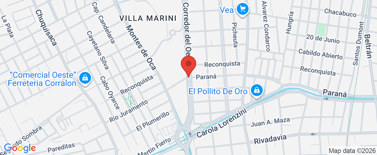 Mapa de la ubicación