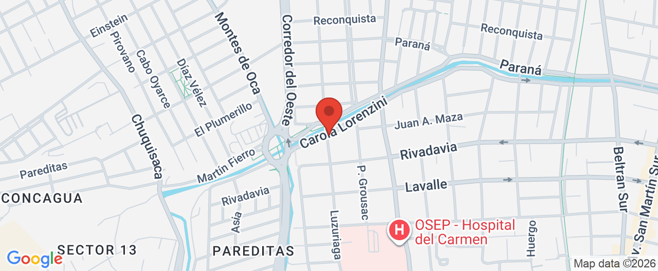 Mapa de la ubicación