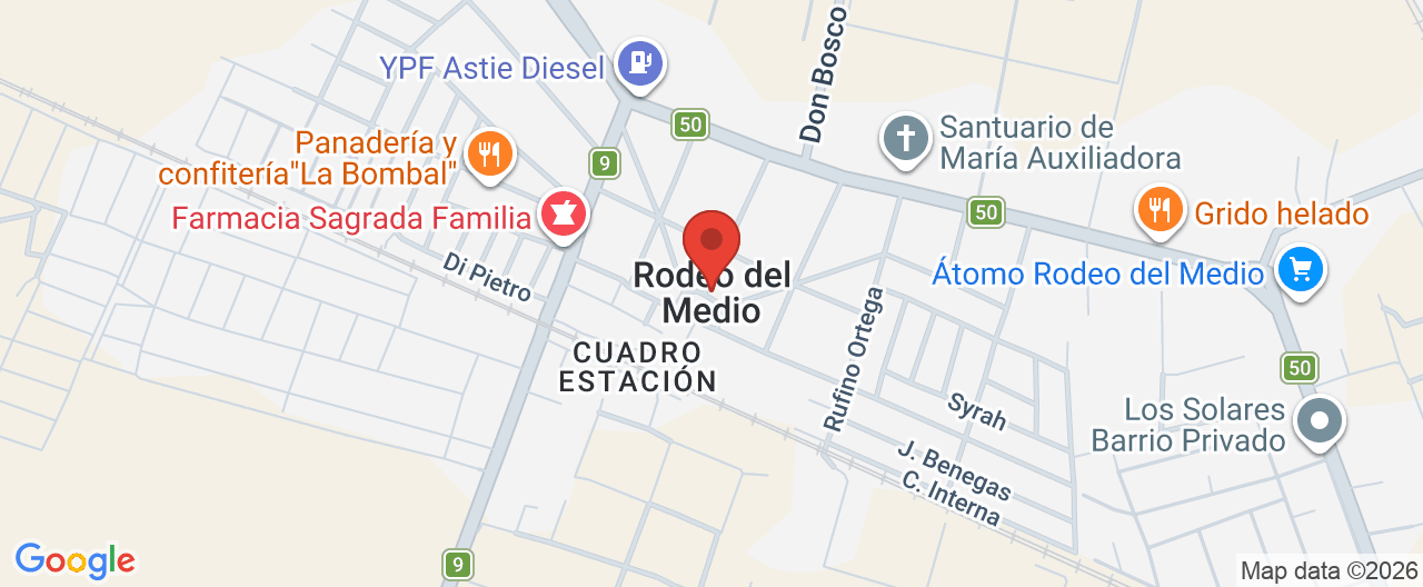 Mapa de la ubicación