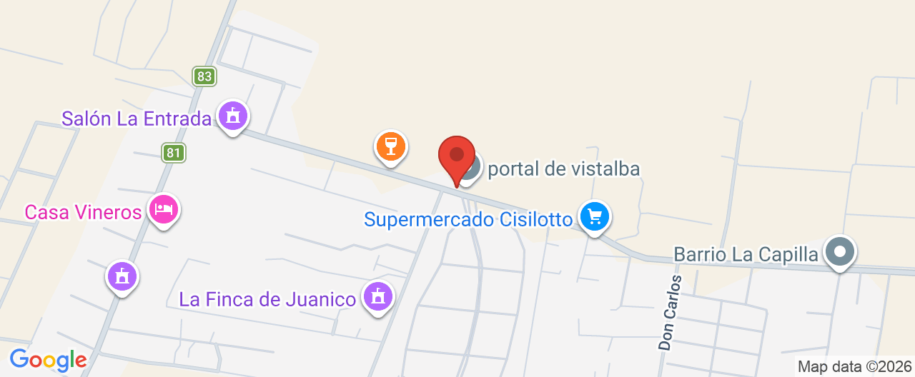 Mapa de la ubicación