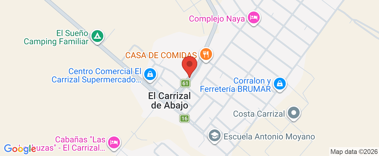 Mapa de la ubicación