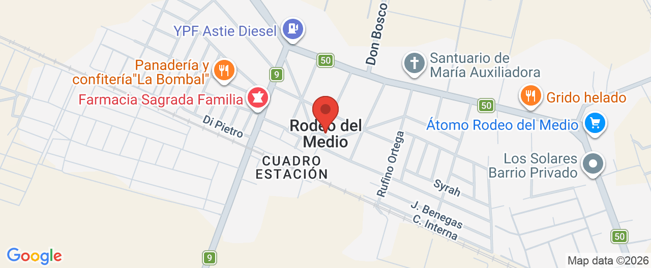 Mapa de la ubicación