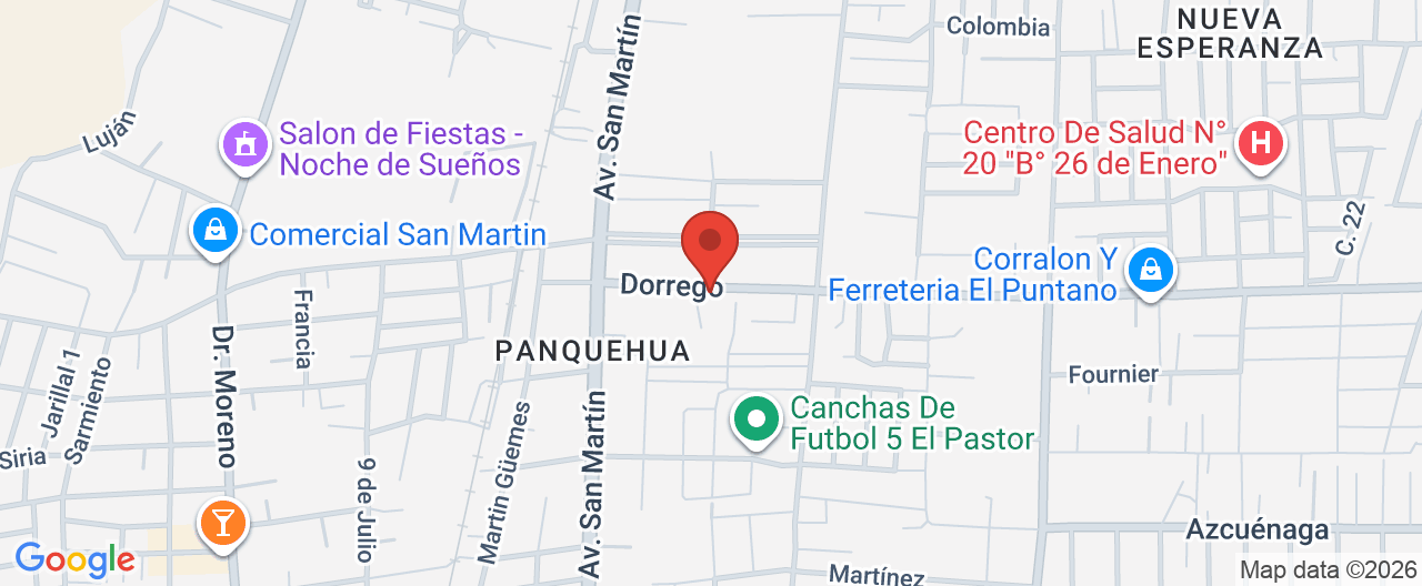 Mapa de la ubicación