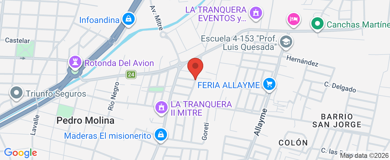 Mapa de la ubicación