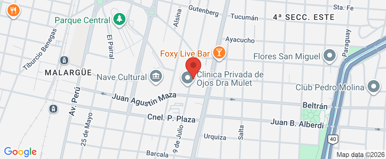 Mapa de la ubicación