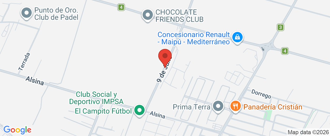 Mapa de la ubicación