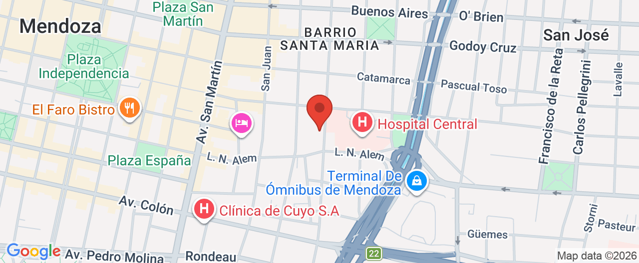 Mapa de la ubicación
