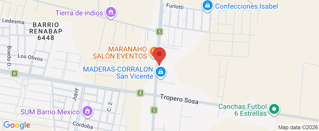 Mapa de la ubicación