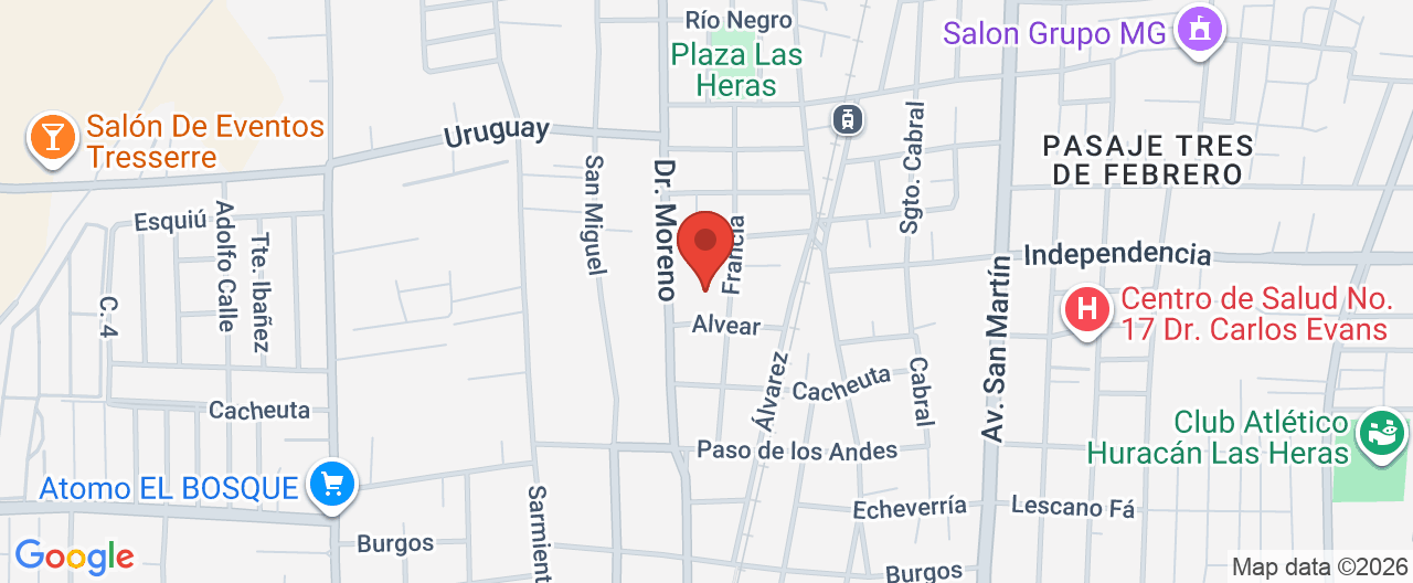 Mapa de la ubicación