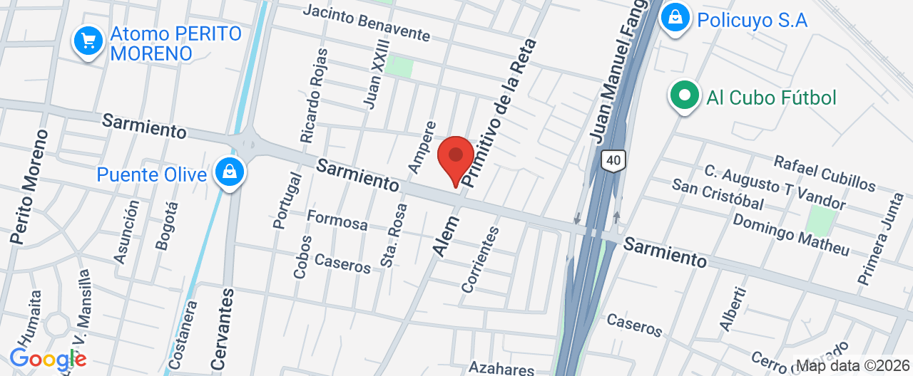 Mapa de la ubicación