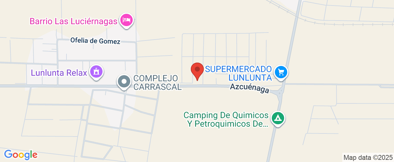 Mapa de la ubicación