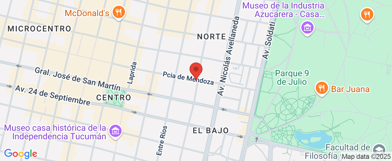 Mapa de la ubicación
