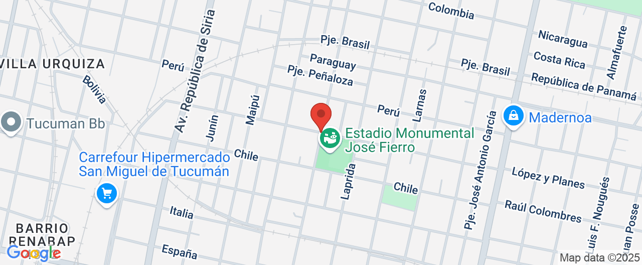 Mapa de la ubicación