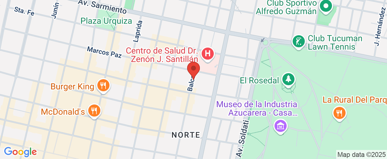 Mapa de la ubicación