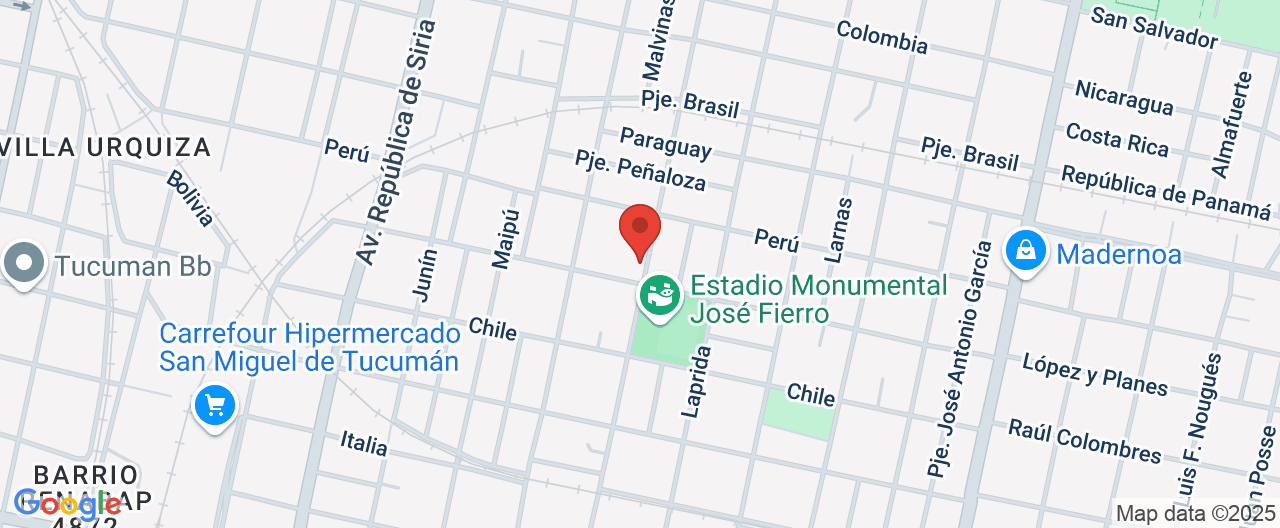 Mapa de la ubicación