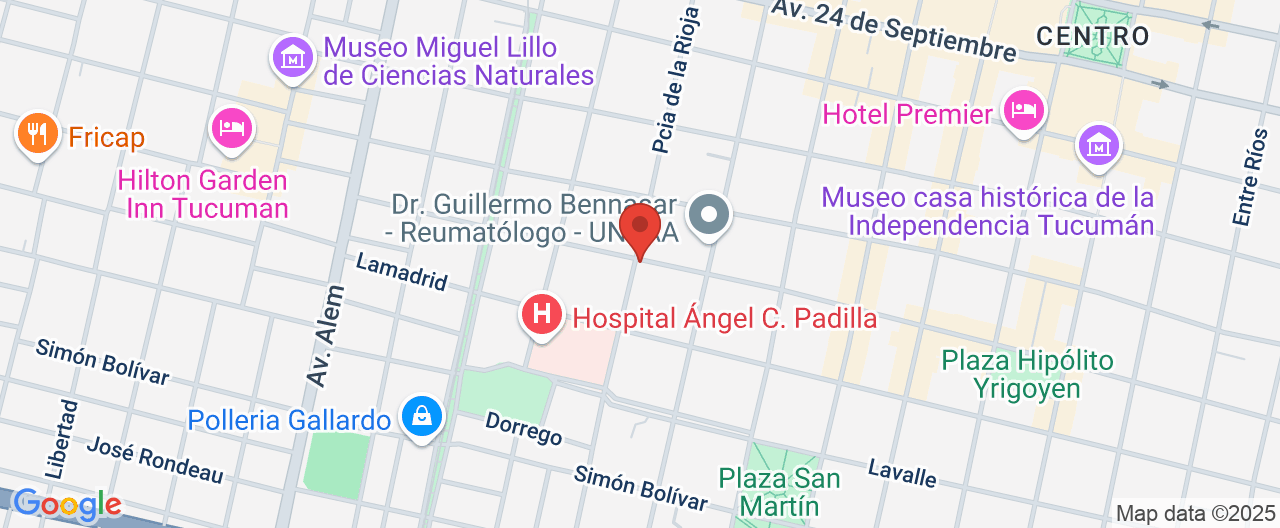 Mapa de la ubicación