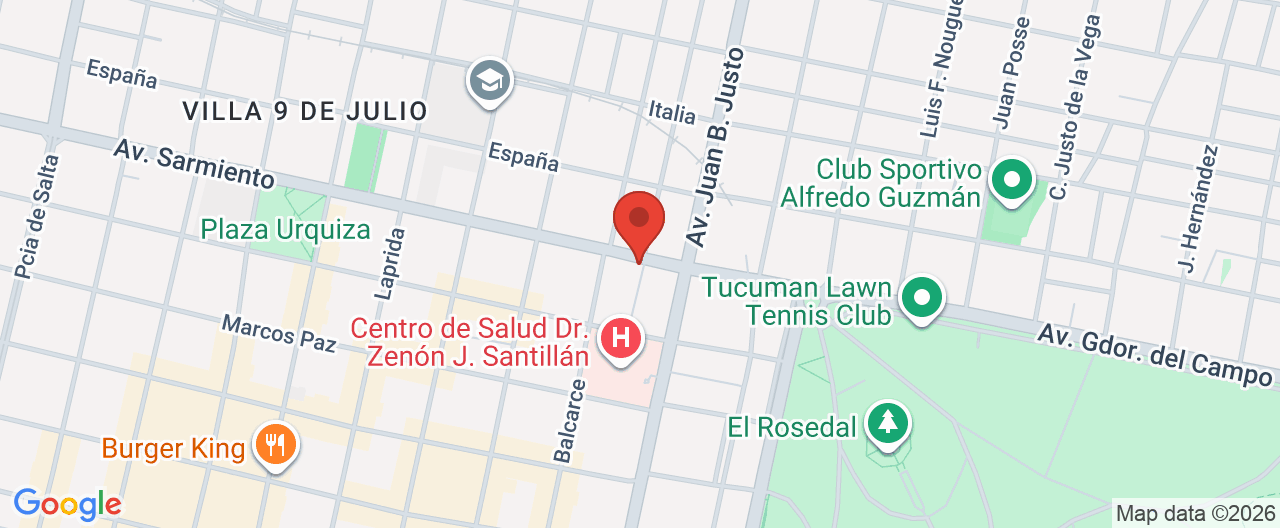 Mapa de la ubicación