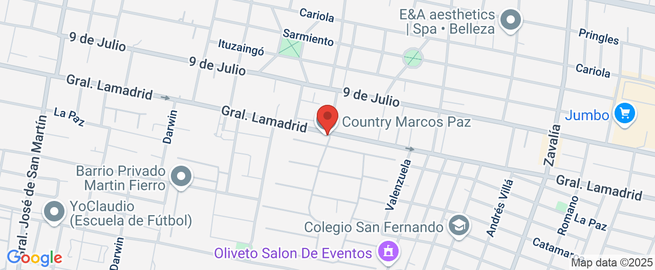 Mapa de la ubicación