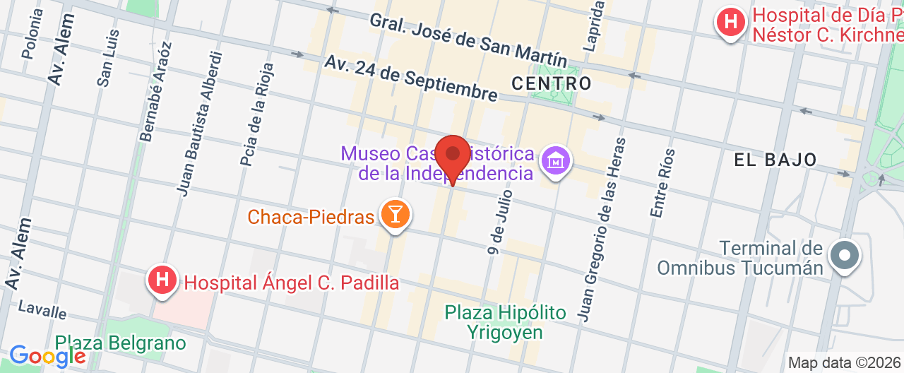 Mapa de la ubicación