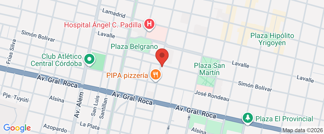 Mapa de la ubicación