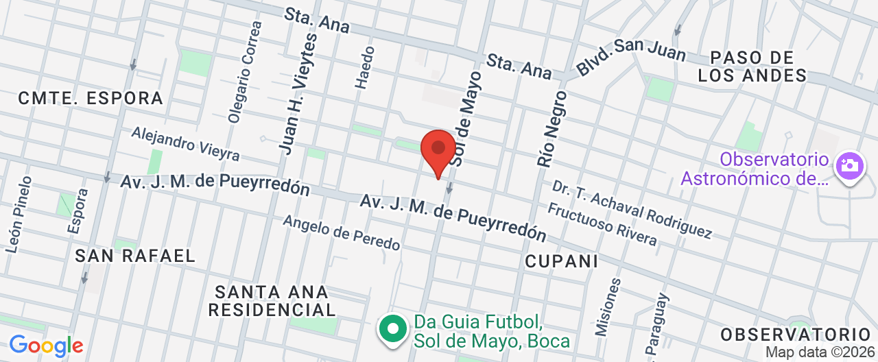 Mapa de la ubicación