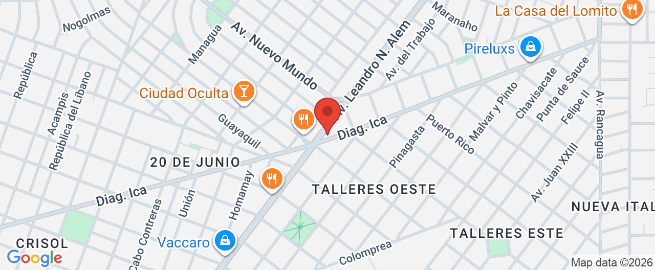 Mapa de la ubicación