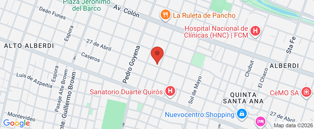 Mapa de la ubicación
