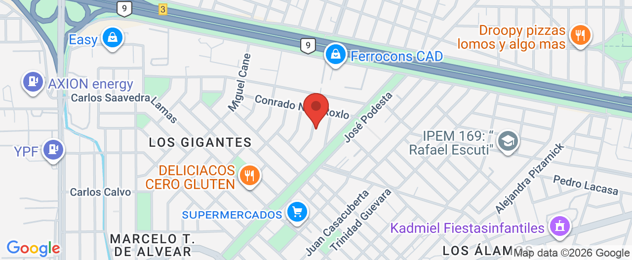 Mapa de la ubicación