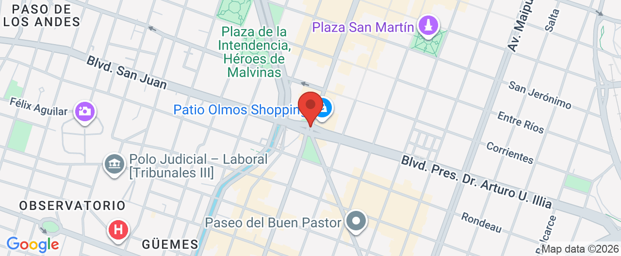 Mapa de la ubicación
