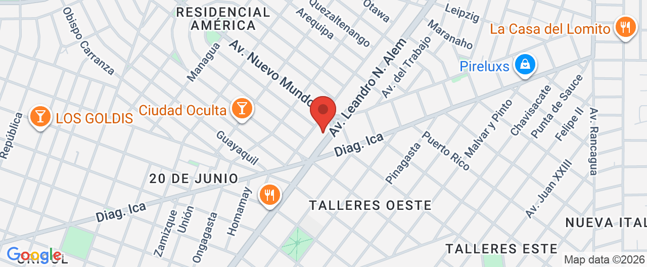 Mapa de la ubicación