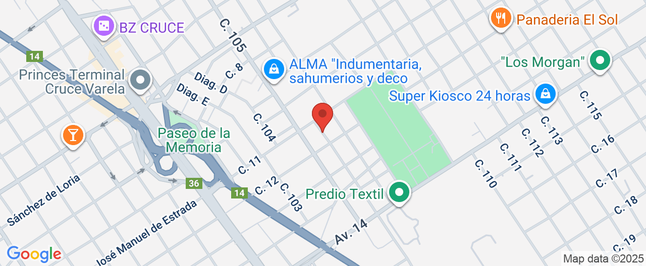 Mapa de la ubicación