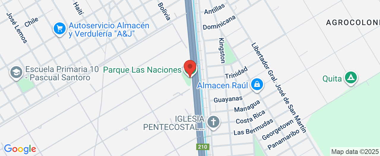 Mapa de la ubicación