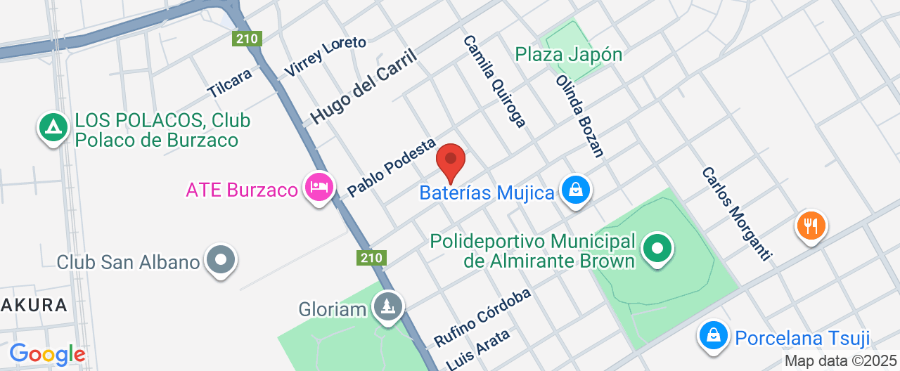 Mapa de la ubicación
