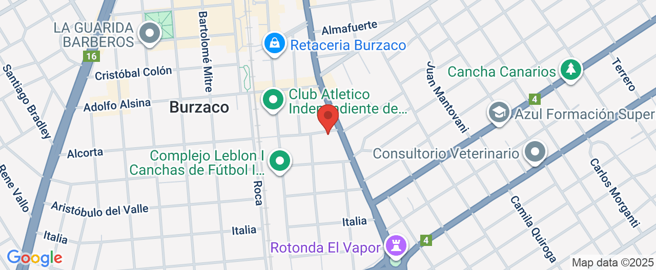 Mapa de la ubicación