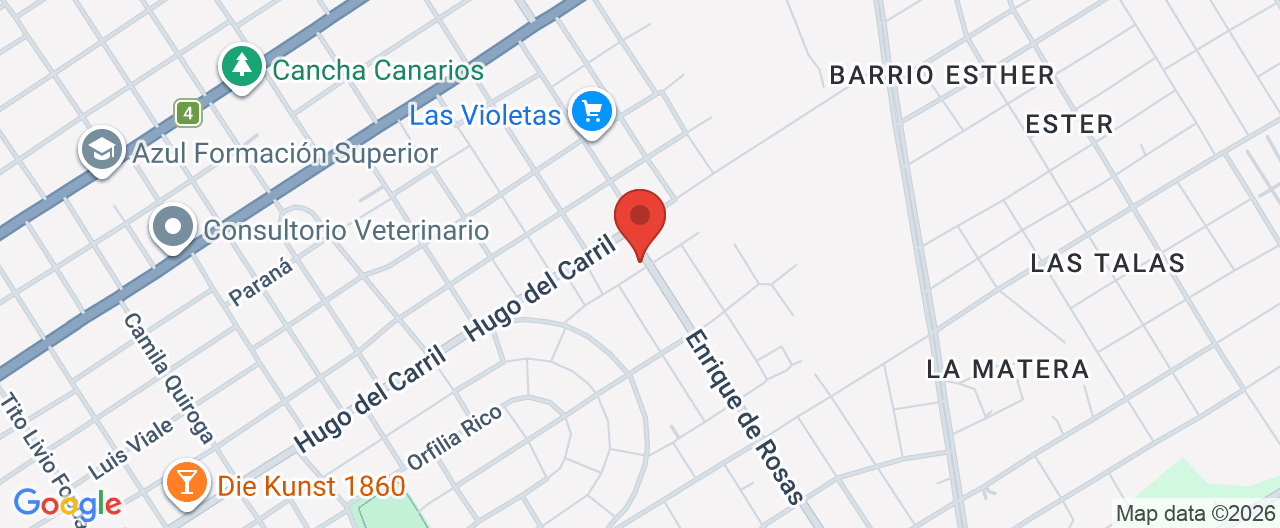 Mapa de la ubicación