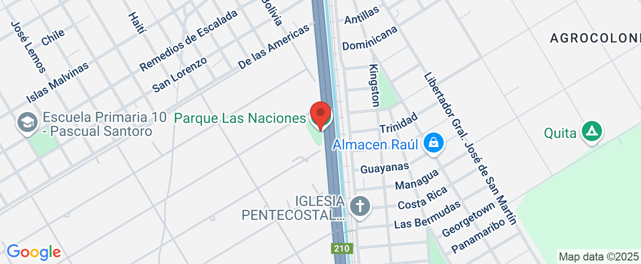 Mapa de la ubicación