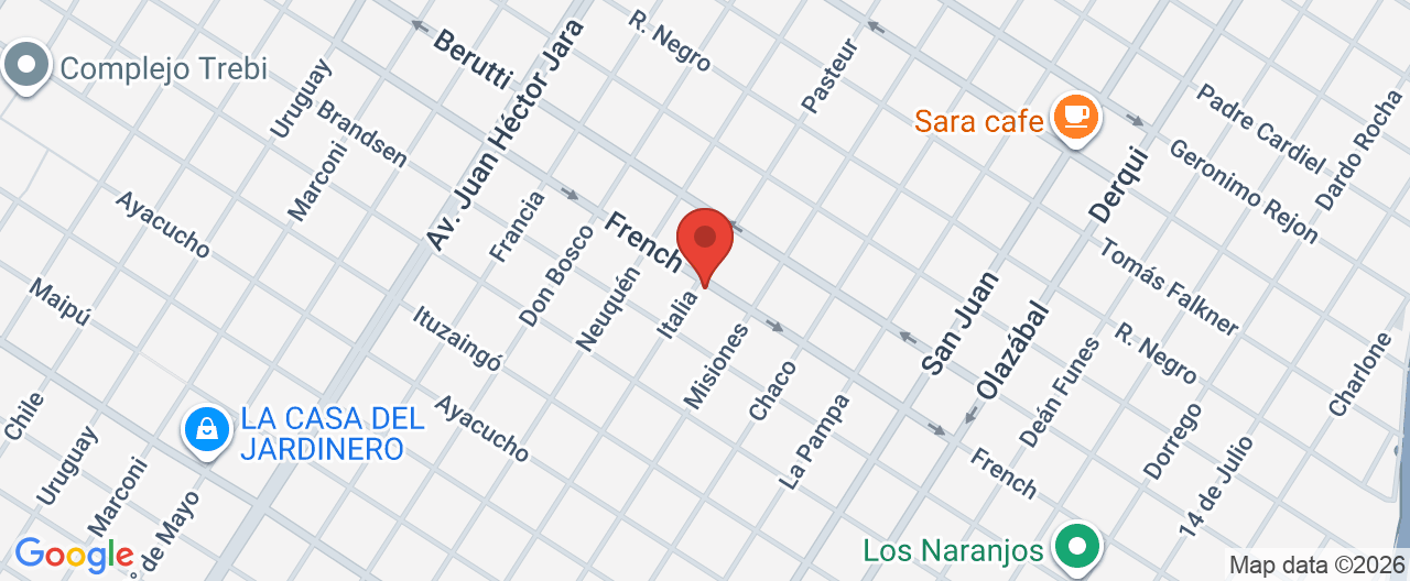 Mapa de la ubicación